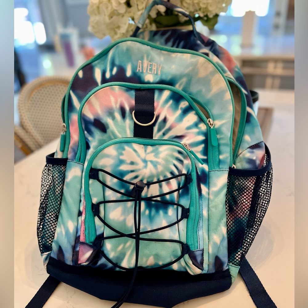 Pottery Barn kids - Gear-Up Oceana Spiral Tie Dye Recycled Backpack, Large